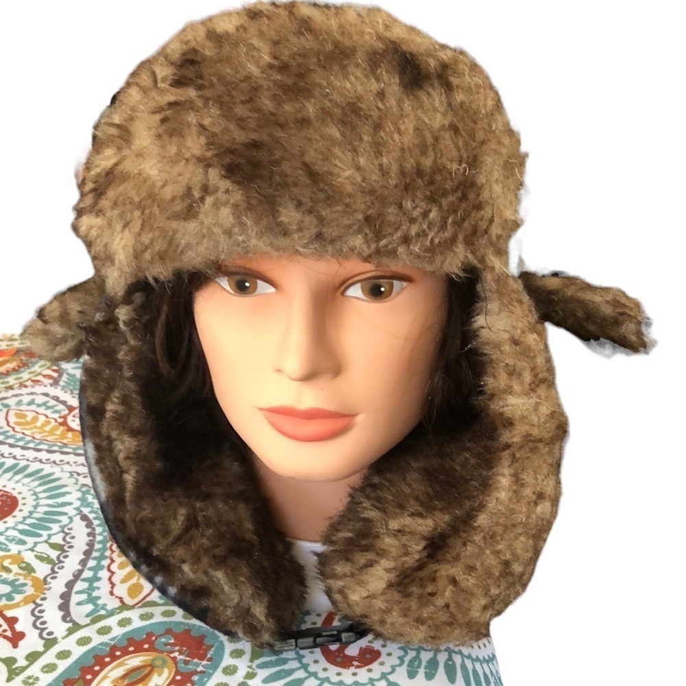 Winter Plaid Bomber Hat With Flaps Youth Large Unisex